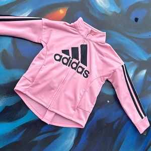 PINK ADIDAS TRACK JACKET